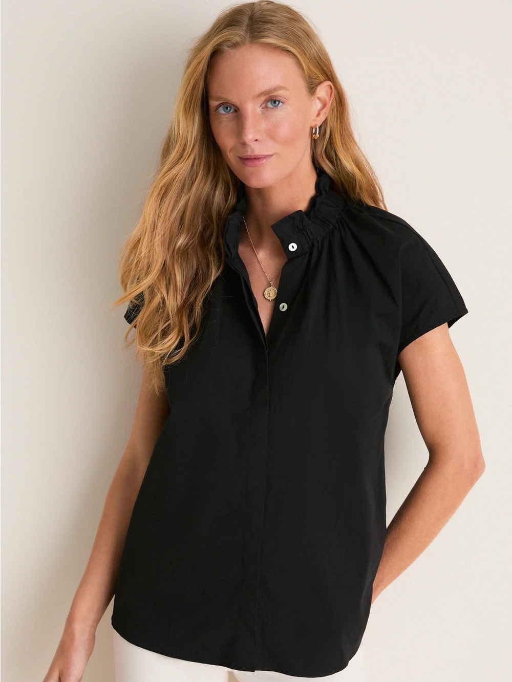 Pomander Place Tuckernuck Rae Blouse Black Size XXXL